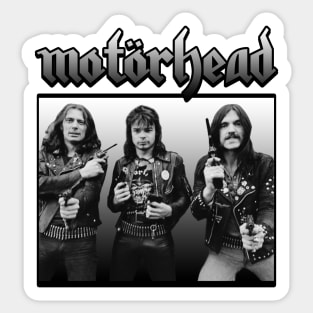 Motorhead Gradient Black Sticker